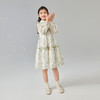 笛莎Deesha 童装女童连衣裙2025春新款新中式国风清新淡雅雪纺连衣裙 商品缩略图2