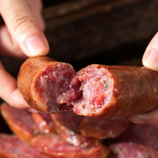 四川腊味芦家坳印象巴蜀香肠 精选黔北黑猪 四川腊味工艺制作地道四川味腊肠 商品图4