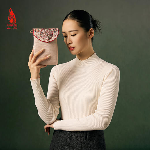 SAINTJOY/上久楷 女式手拿包 斜挎包   锦蛇献瑞 BWS24B1301 商品图1