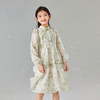 笛莎Deesha 童装女童连衣裙2025春新款新中式国风清新淡雅雪纺连衣裙 商品缩略图1