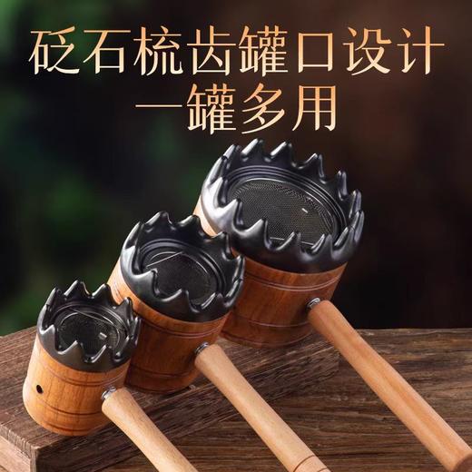 新款【实木手柄灸】手持侧把土木拔拔灸艾条工厂直销家用实木悬灸架家用防烫艾灸器具 商品图6