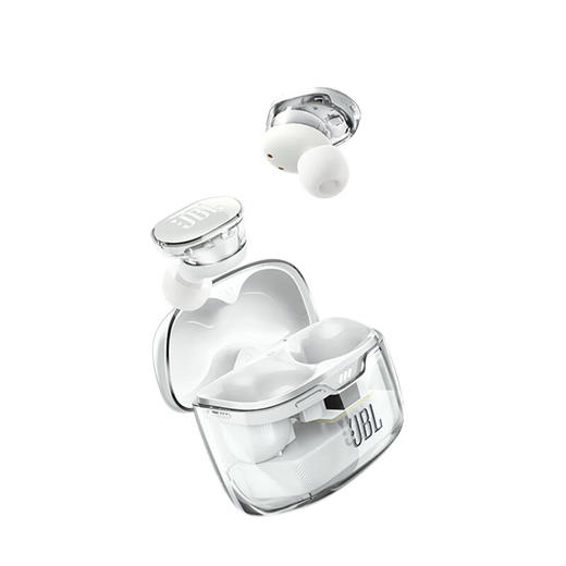 JBL TUNE BUDS 琉璃豆 主动降噪真无线蓝牙耳机 水晶白【ZXADCJ5.0】 商品图0