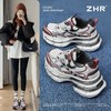 ZHR则则银色厚底老爹鞋女春季新款耐磨轻便运动鞋时尚百搭休闲鞋 商品缩略图6