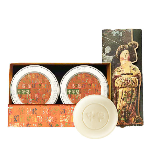 中华万福金安香皂礼盒 150g*2 春节礼品 温和清洁 抑菌滋养 香气温暖和悦 一皂多用 简约大方 送礼佳品 商品图6