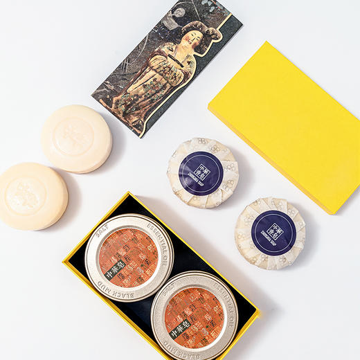 中华万福金安香皂礼盒 150g*2 春节礼品 温和清洁 抑菌滋养 香气温暖和悦 一皂多用 简约大方 送礼佳品 商品图5