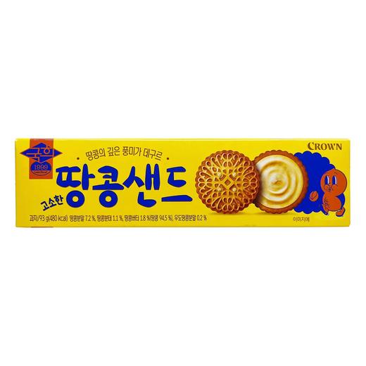 克丽安醇香花生夹心饼干93g 商品图0