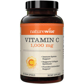 Naturewise牌维生素C1000mg胶囊 60粒 WH