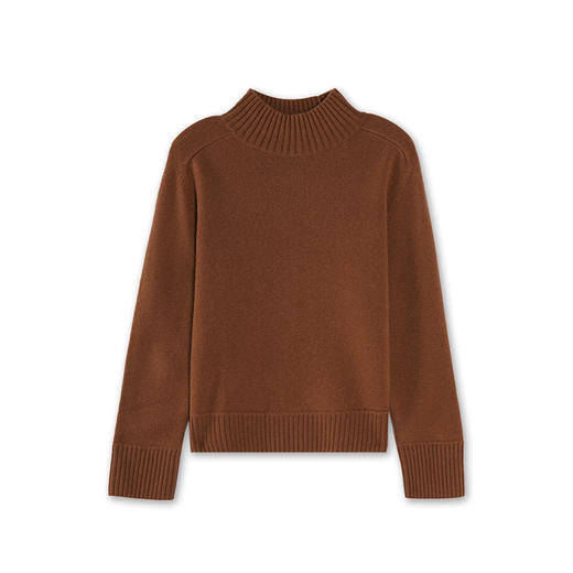 东黎 • 山羊绒女士秋冬针织半高领纯色百搭保暖长袖套衫 3026 商品图3