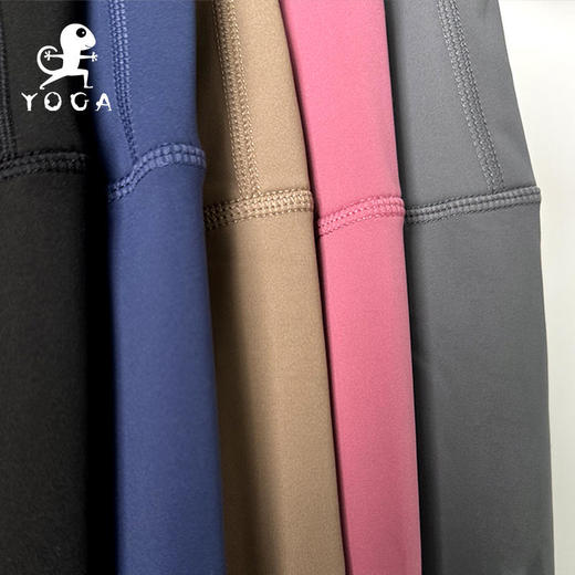 【现货秒发】壁虎瑜伽【2412KZ327】加绒中暖高腰瑜伽裤 商品图5