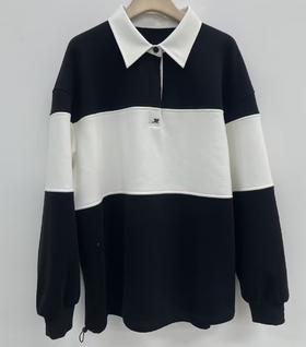 N3立领加绒长袖卫衣（黑） 冬季 144130100321