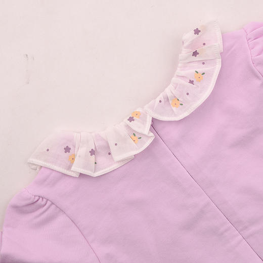 棉果果春季新品商场同款女童花边领网纱连衣裙M122700225088 商品图5