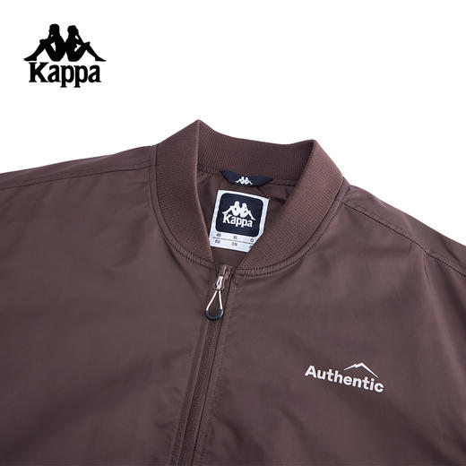 Kappa卡帕背靠背新款运动夹克男款复古休闲跑步开衫外套撞色上衣K0F12JJ70 商品图2