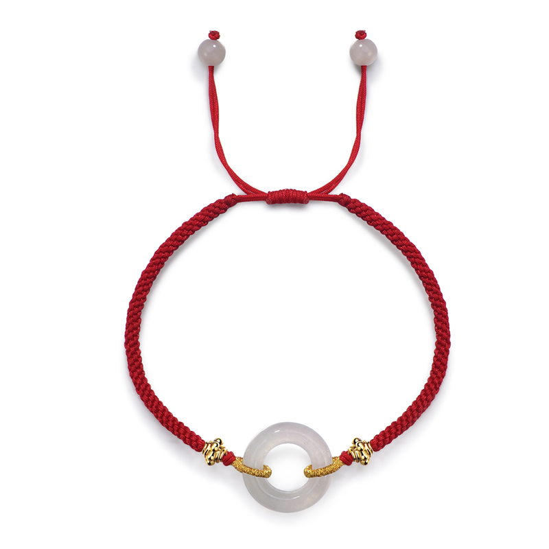 piara 平安扣手链偏心圆平安扣