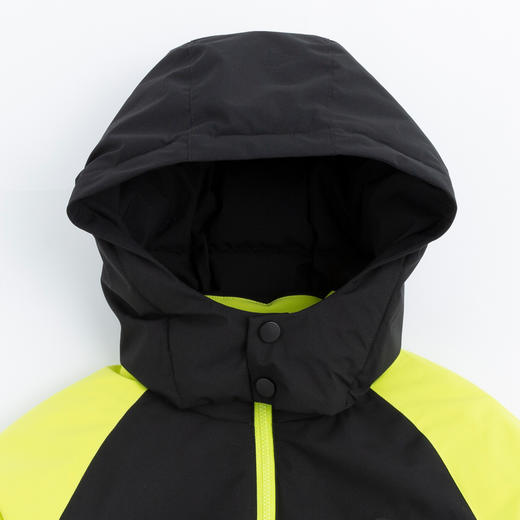 迪士尼童装男童休闲撞色夹棉外套冬季款保暖连帽棉服224DS0801 商品图3