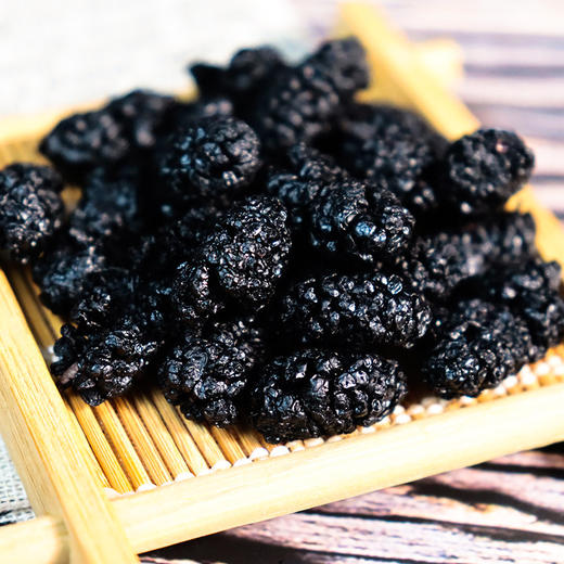 【无沙大果桑甚，自然无熏硫】水洗桑椹干 新货桑葚干 免洗泡水花青素桑椹 即食罐装小零食下午茶-QQ 商品图3