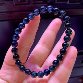 6mm-7mm单圈全色蓝碧玺手串