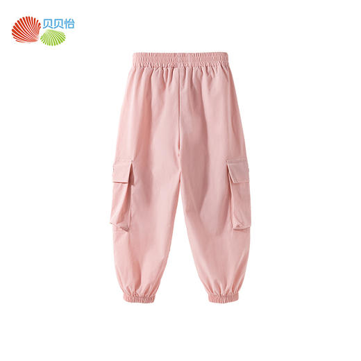 贝贝怡2025春秋新款女童多口袋工装裤儿童外穿百搭速干凉感休闲长裤ZB1EK005 商品图8