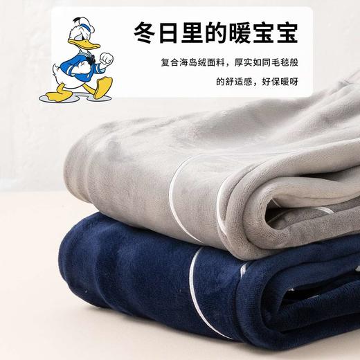 迪士尼童装2024秋冬新款加绒保暖长裤小男孩时尚休闲裤束脚裤224DK0435 商品图5
