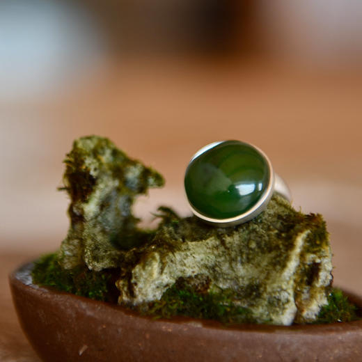 「巳巳如意」玉如意项链&明月戒指套组 商品图8