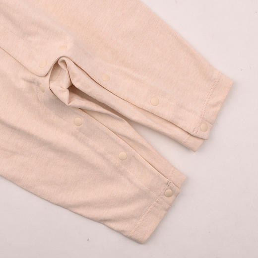 棉果果春秋季新疆彩棉纯棉套头哈衣爬服对开连体衣M101722199006 商品图3
