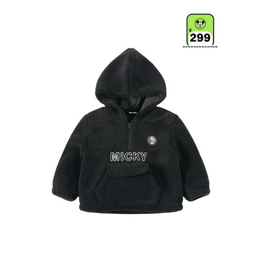 【线下同款】迪士尼男童玩酷潮童加绒连帽套头卫衣冬季保暖上衣 商品图1