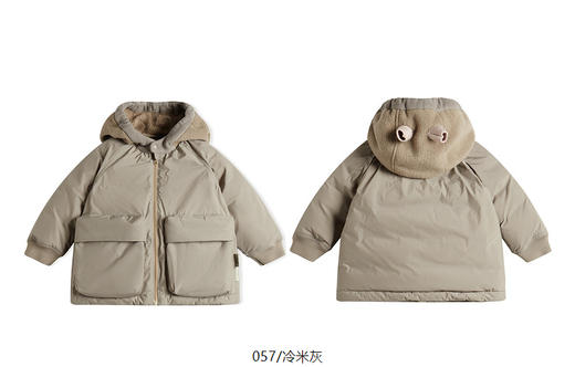 jnby   24年冬款  中长款羽绒服  YOBC11580 商品图14