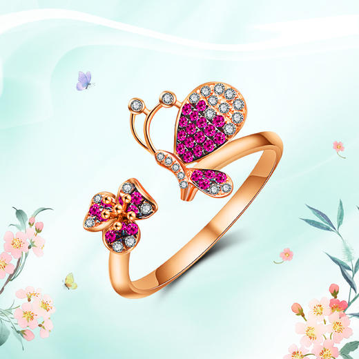 【熙】蝶恋花·戒指 商品图1