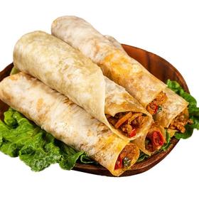 【快手早餐】9.9元3个 雍运非即食辣椒炒肉卷饼  120g/袋（保质期到2025年12月12日，介意勿拍）