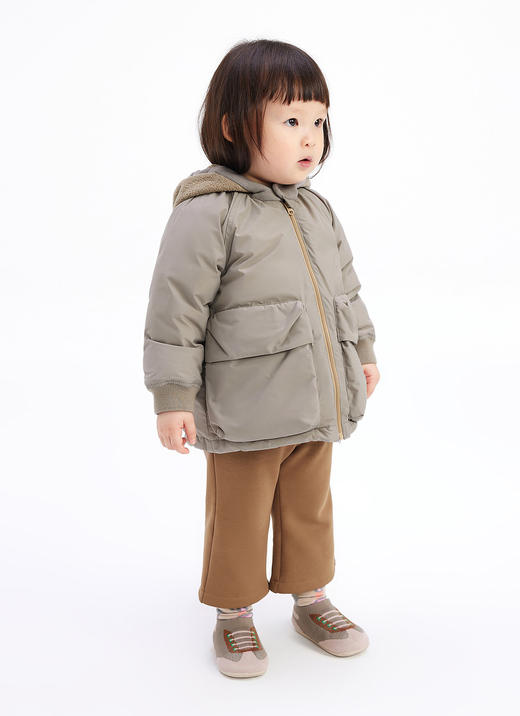 jnby   24年冬款  中长款羽绒服  YOBC11580 商品图4