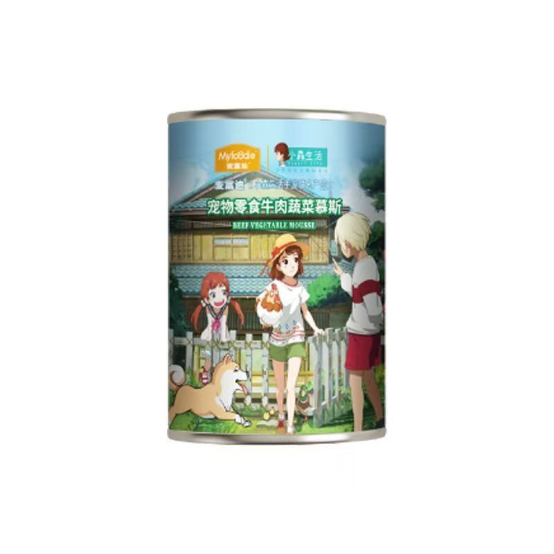 【4036】麦富迪狗狗宠物零食牛肉蔬菜慕斯罐头375g/罐