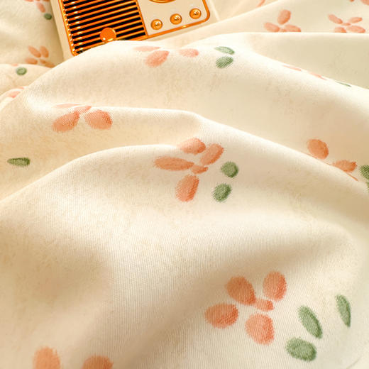 自然醒公主风少女全棉花边四件套纯棉小清新床上用品田园韩式碎花被套床单三件套JY 商品图11