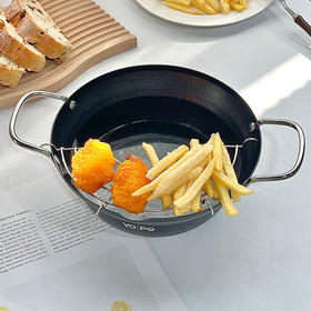 YOPO 日式天妇罗炸锅 环形加热 隔热手柄 导热均匀