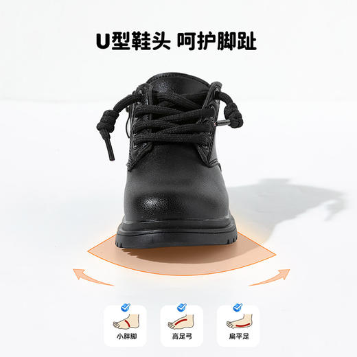 贝贝怡童鞋女宝宝短靴冬靴2024新款儿童马丁靴保暖女童洋气宝宝鞋ZB4DX023 商品图6