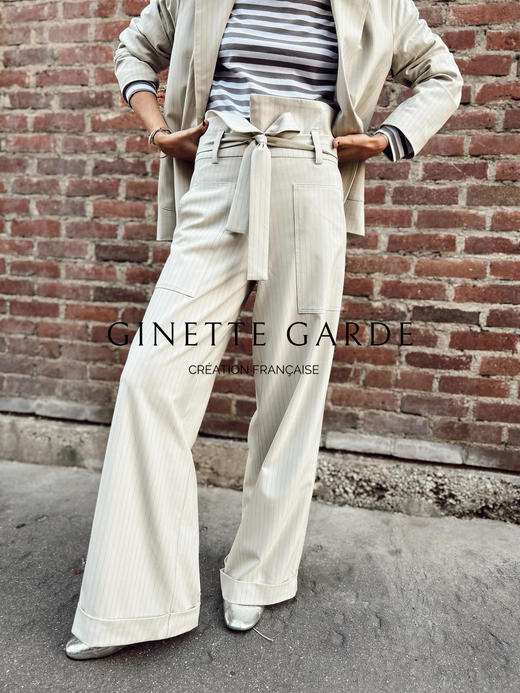 Ginette Garde PABLO PANTALON - 条纹 商品图0