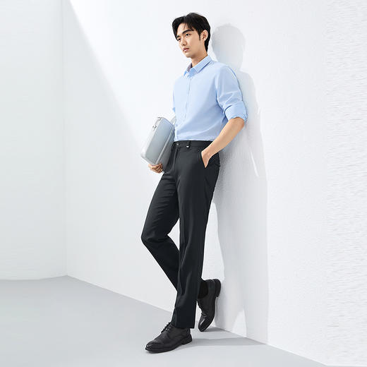 柒牌男装西裤2025春季新品日常百搭商务通勤职业男士直筒西装长裤128H72050 商品图3