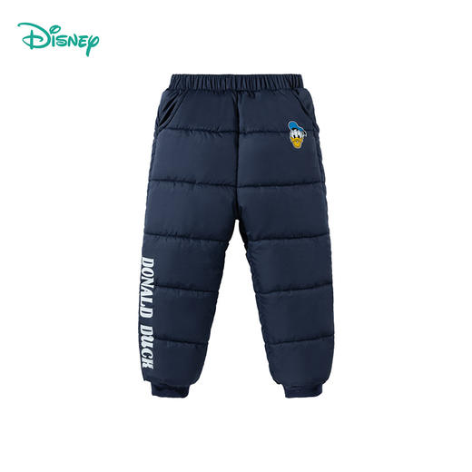 迪士尼宝宝童装男女儿童秋冬季时尚休闲保暖夹棉长裤ZD4DK014 商品图4