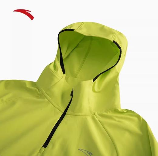 安踏（ANTA）微多孔速干丨轻暖绒长T男360度反光跑步套头长袖T恤 152445407 商品图2