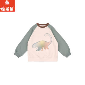 棉果果春季新品商场同款男童小毛圈圆领套头卫衣M112180225125