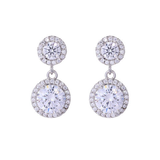 爱弗璀璨星空耳钉 皓石耳钉（1对）小巧精致锆石耳钉高亮施家品质耳饰通勤百搭耳钉 商品图1