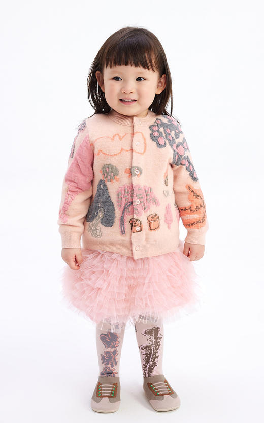 jnby   24年冬款  短款开襟毛衫  YOB311610 商品图0