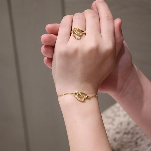 【See me fly系列计价黄金】2楼英皇珠宝足金手链约5克左右（计价黄金随每日金价浮动，下单前请咨询客服） 商品图1