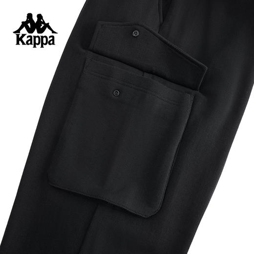 Kappa卡帕背靠背新款针织长裤男款复古运动裤松紧腰休闲束脚裤子K0F12AK73 商品图4
