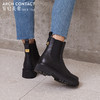 ARCHCONTACT安启美奈圆头牛皮休闲切尔西靴【52788】 商品缩略图4