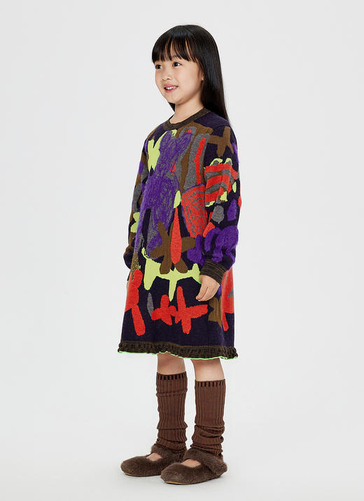 jnby  24年冬款  长袖毛衫连衣裙  1OBG12730 商品图5