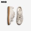 MIO米奥春季芭蕾风休闲板鞋德训鞋珍珠装饰优雅系带舒适女鞋M251544607 商品缩略图3