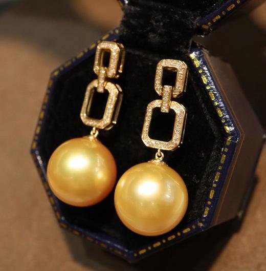 13mm-14mm金珠耳坠 商品图1