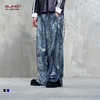 BJHG不计后果仿牛仔休闲裤男款春秋新款潮美式复古直筒设计感长裤 商品缩略图0
