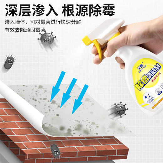 【家用厨房卫生间去霉喷雾剂】家用去霉点霉斑清洁剂去霉斑霉菌清洁剂 商品图2