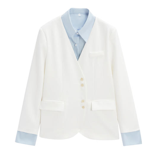 IEF/爱依服2025 春季 时尚设计感潮酷气质通勤风撞色高级中西装B3102 商品图5