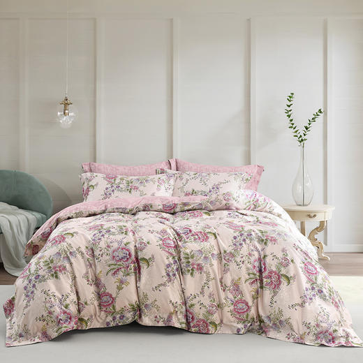 雅芳婷秋冬新品高针新疆长绒棉套件四件套数绣高纱支轻奢80S套件 商品图5